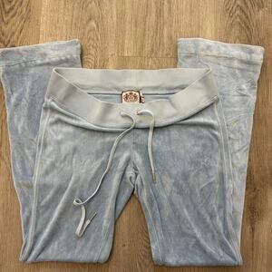Y2k light blue summer vintage juicy couture tracksuit pants